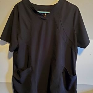 Barco One Size XXL black scrub top